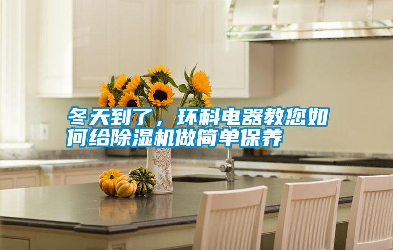 冬天到了，環(huán)科電器教您如何給除濕機做簡(jiǎn)單保養