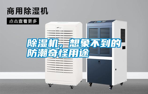 除濕機，想象不到的防潮奇怪用途