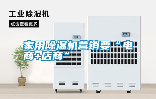 家用除濕機營(yíng)銷(xiāo)要“電商+店商”