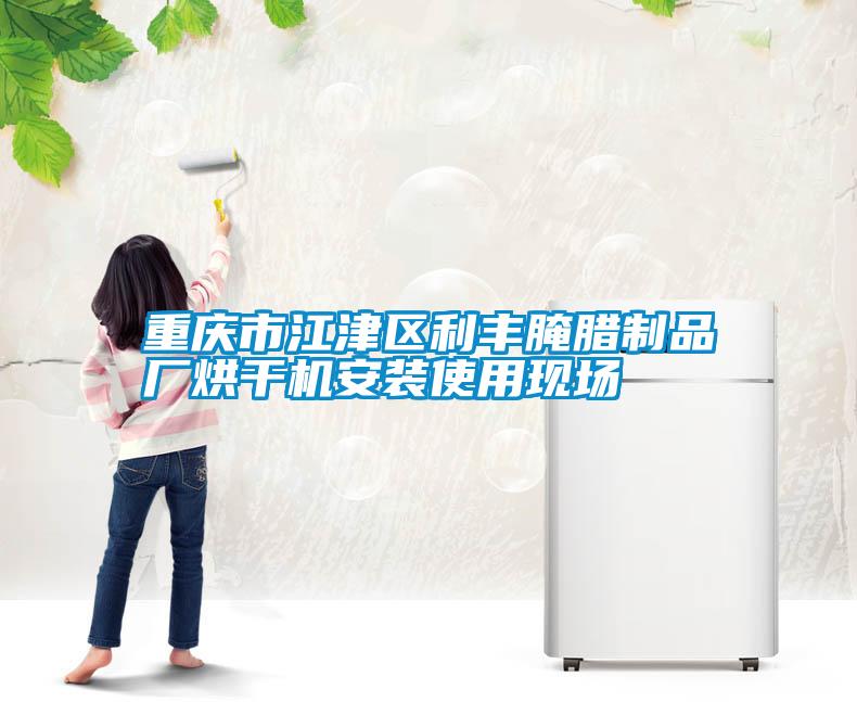 重慶市江津區利豐腌臘制品廠(chǎng)烘干機安裝使用現場(chǎng)