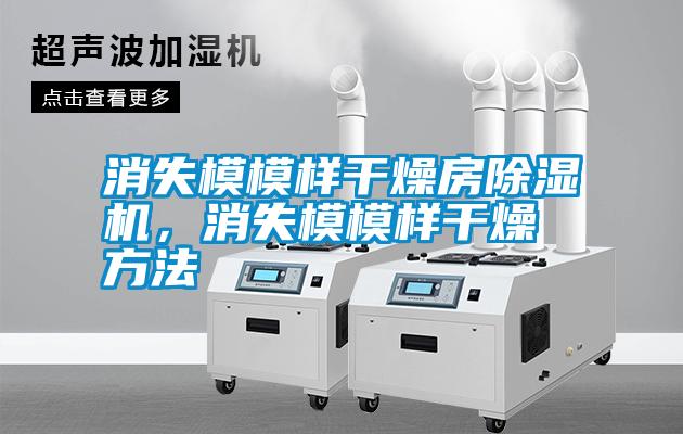 消失模模樣干燥房除濕機，消失模模樣干燥方法