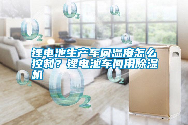 鋰電池生產(chǎn)車(chē)間濕度怎么控制？鋰電池車(chē)間用除濕機