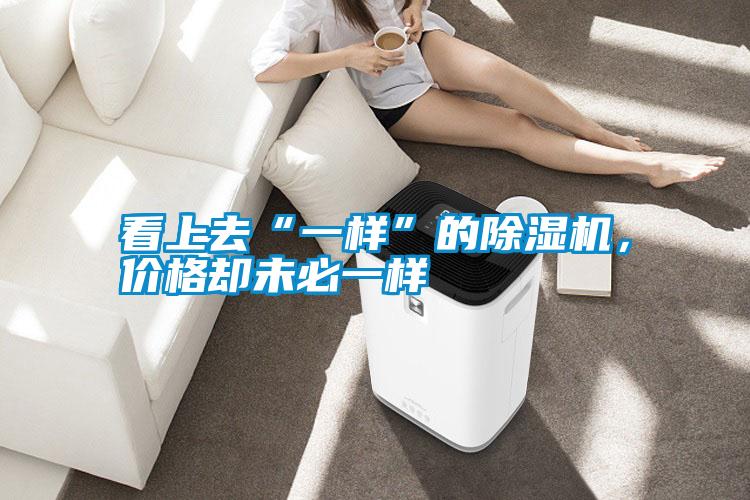 看上去“一樣”的除濕機，價(jià)格卻未必一樣