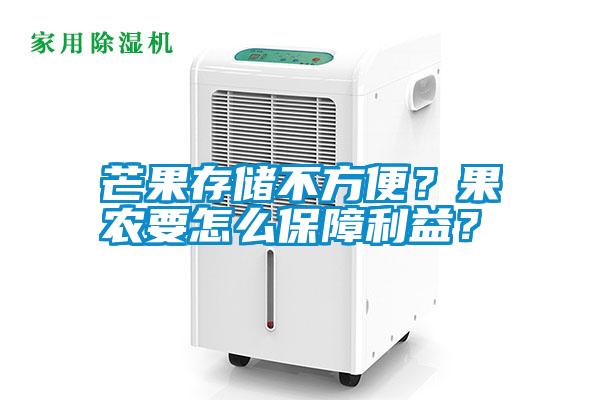 芒果存儲不方便？果農要怎么保障利益？