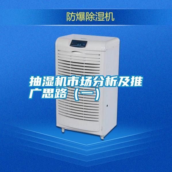抽濕機市場(chǎng)分析及推廣思路（一）