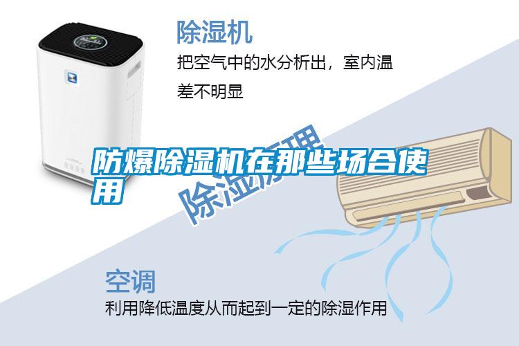 防爆除濕機在那些場(chǎng)合使用