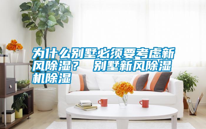 為什么別墅必須要考慮新風(fēng)除濕？ 別墅新風(fēng)除濕機除濕