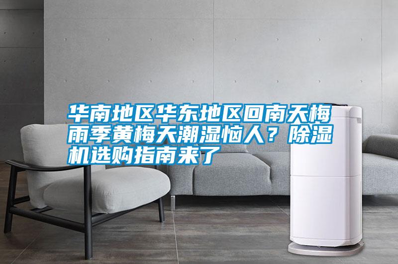 華南地區華東地區回南天梅雨季黃梅天潮濕惱人？除濕機選購指南來(lái)了