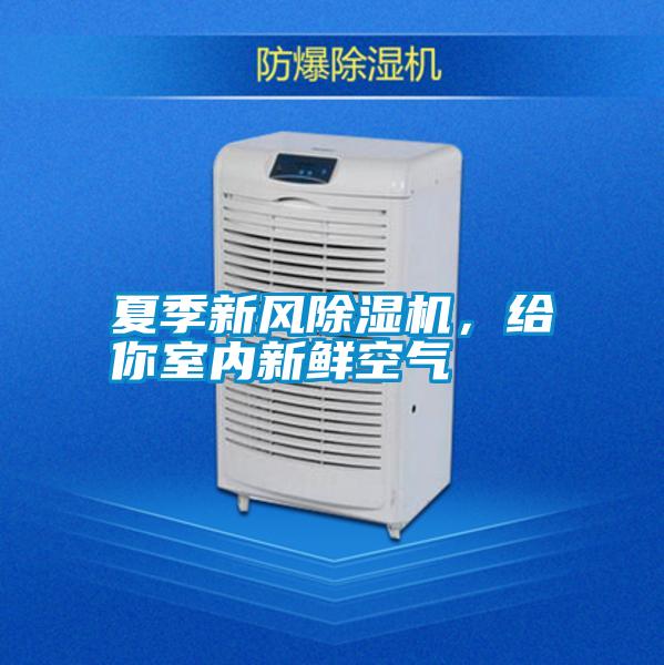 夏季新風(fēng)除濕機，給你室內新鮮空氣