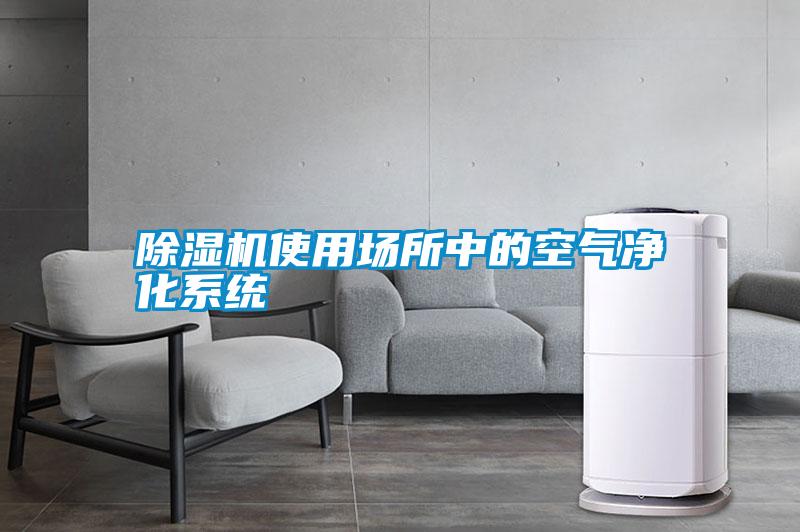除濕機使用場(chǎng)所中的空氣凈化系統