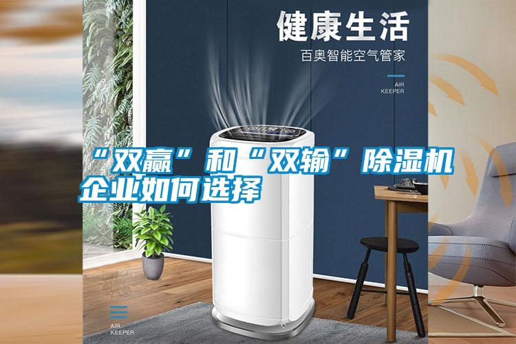 “雙贏(yíng)”和“雙輸”除濕機企業(yè)如何選擇