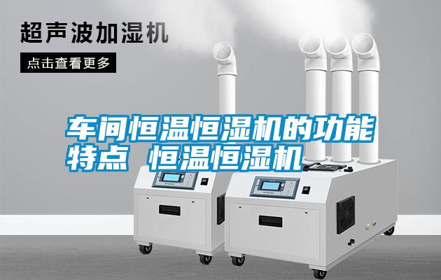 車(chē)間恒溫恒濕機的功能特點(diǎn) 恒溫恒濕機