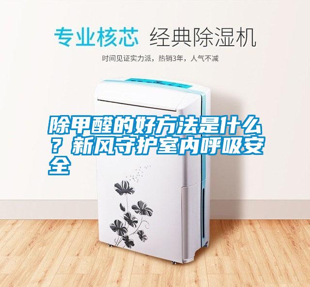 除甲醛的好方法是什么？新風(fēng)守護室內呼吸安全