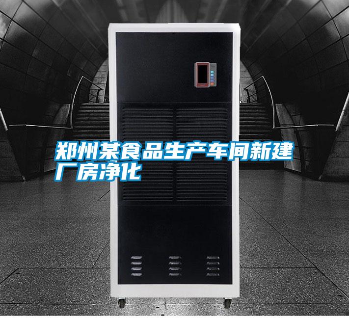 鄭州某食品生產(chǎn)車(chē)間新建廠(chǎng)房?jì)艋?/></p>
						    <p style=