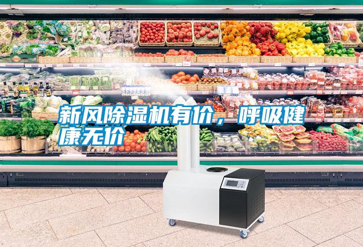 新風(fēng)除濕機有價(jià)，呼吸健康無(wú)價(jià)