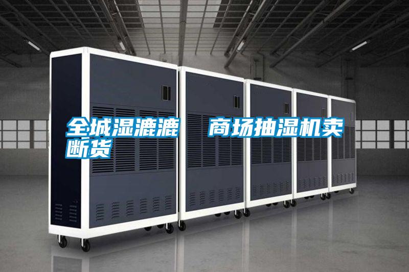 全城濕漉漉  商場(chǎng)抽濕機賣(mài)斷貨