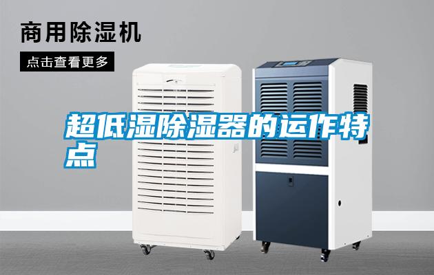 超低濕除濕器的運作特點(diǎn)