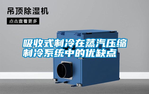 吸收式制冷在蒸汽壓縮制冷系統中的優(yōu)缺點(diǎn)