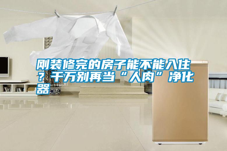 剛裝修完的房子能不能入??？千萬(wàn)別再當“人肉”凈化器