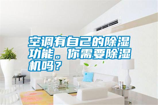 空調有自己的除濕功能。你需要除濕機嗎？