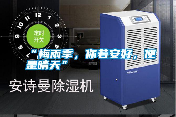 “梅雨季，你若安好，便是晴天”