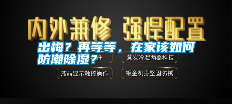 出梅？再等等，在家該如何防潮除濕？