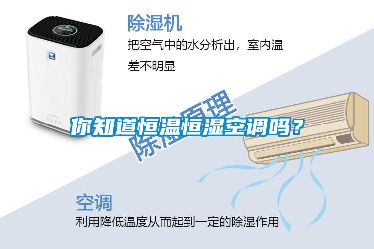 你知道恒溫恒濕空調嗎？