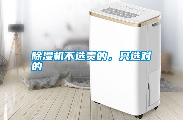 除濕機不選貴的，只選對的