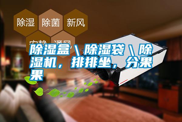 除濕盒＼除濕袋＼除濕機，排排坐，分果果