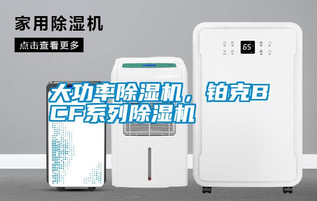 大功率除濕機，鉑克BCF系列除濕機