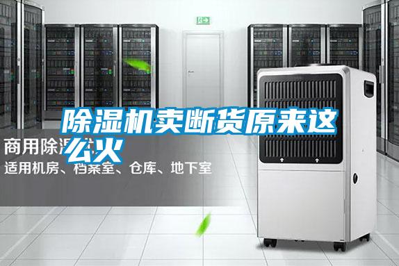 除濕機賣(mài)斷貨原來(lái)這么火