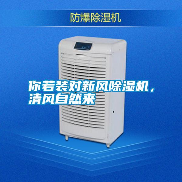 你若裝對新風(fēng)除濕機，清風(fēng)自然來(lái)