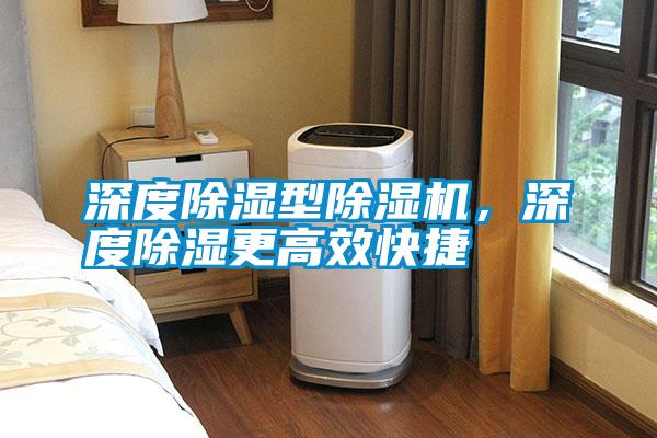 深度除濕型除濕機，深度除濕更高效快捷