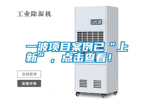 一波項目案例已“上新”，點(diǎn)擊查看！
