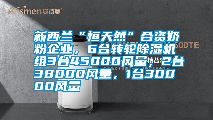 新西蘭“恒天然”合資奶粉企業(yè)，6臺轉輪除濕機組3臺45000風(fēng)量，2臺38000風(fēng)量，1臺30000風(fēng)量