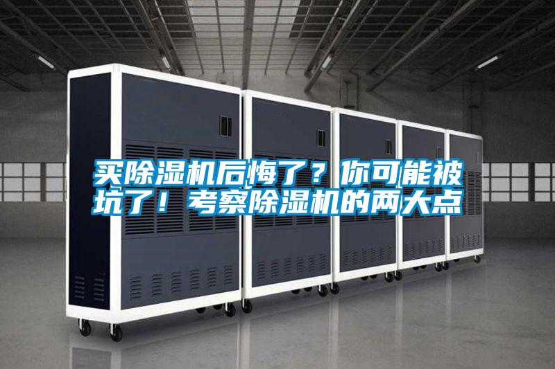 買(mǎi)除濕機后悔了？你可能被坑了！考察除濕機的兩大點(diǎn)