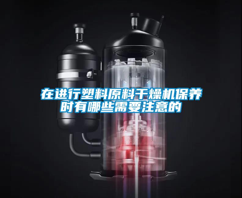 在進(jìn)行塑料原料干燥機保養時(shí)有哪些需要注意的