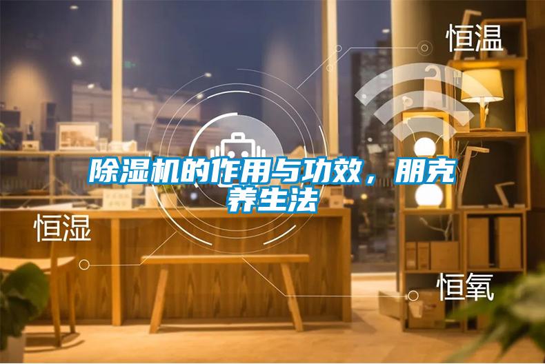 除濕機的作用與功效，朋克養生法