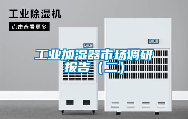 工業(yè)加濕器市場(chǎng)調研報告（二）