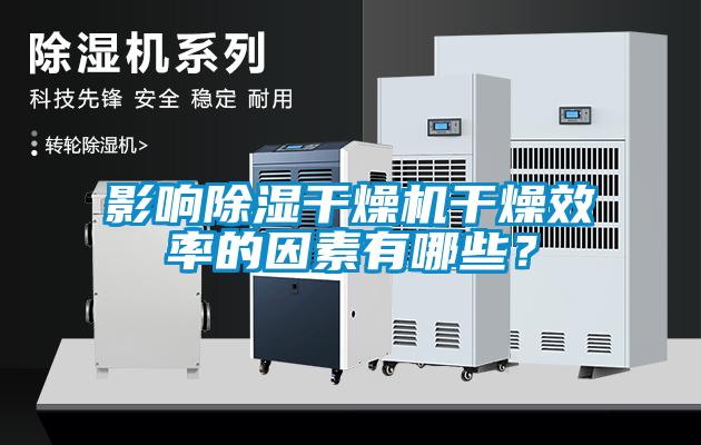 影響除濕干燥機干燥效率的因素有哪些？
