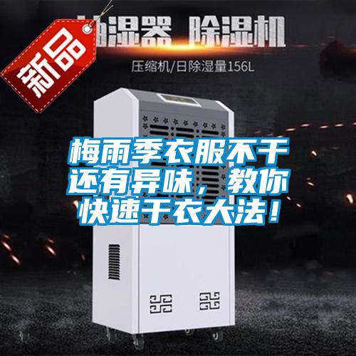 梅雨季衣服不干還有異味，教你快速干衣大法！