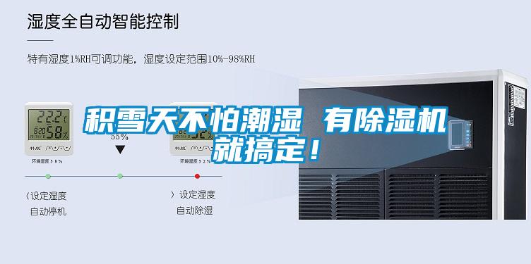 積雪天不怕潮濕 有除濕機就搞定！