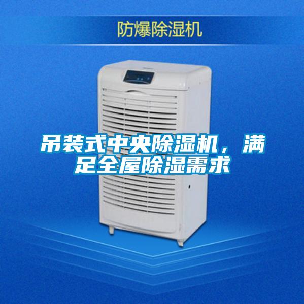 吊裝式中央除濕機，滿(mǎn)足全屋除濕需求