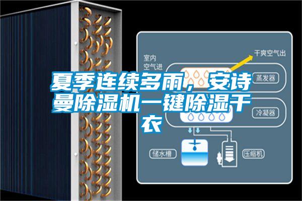 夏季連續多雨，安詩(shī)曼除濕機一鍵除濕干衣