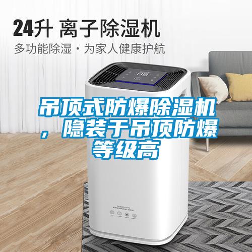吊頂式防爆除濕機，隱裝于吊頂防爆等級高