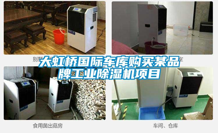 大虹橋國際車(chē)庫購買(mǎi)某品牌工業(yè)除濕機項目