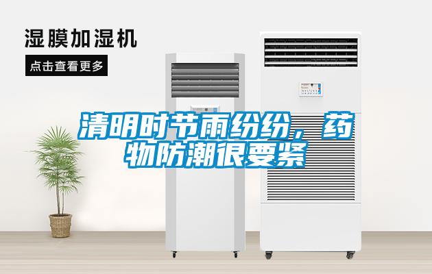 清明時(shí)節雨紛紛，藥物防潮很要緊