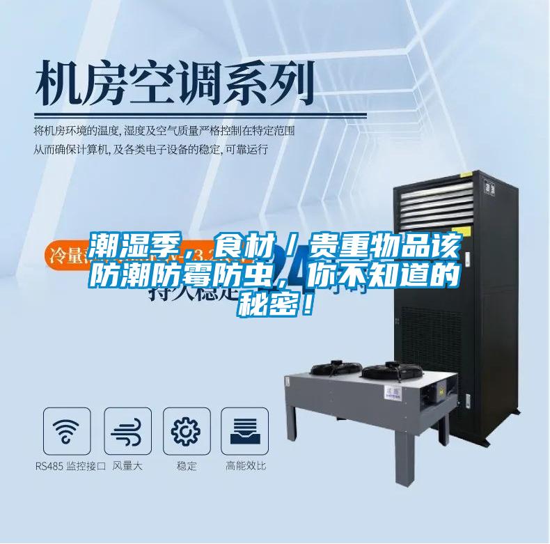 潮濕季，食材／貴重物品該防潮防霉防蟲(chóng)，你不知道的秘密！