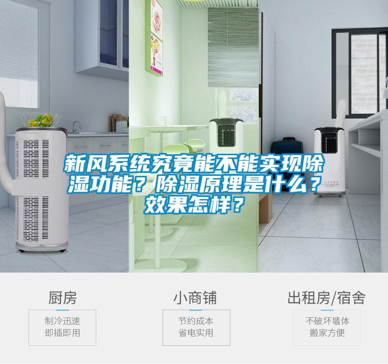 新風(fēng)系統究竟能不能實(shí)現除濕功能？除濕原理是什么？效果怎樣？