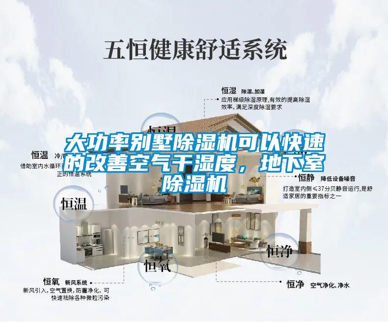 大功率別墅除濕機可以快速的改善空氣干濕度，地下室除濕機